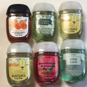 Bath & Body Works Pocketbac lot of 6 assorted